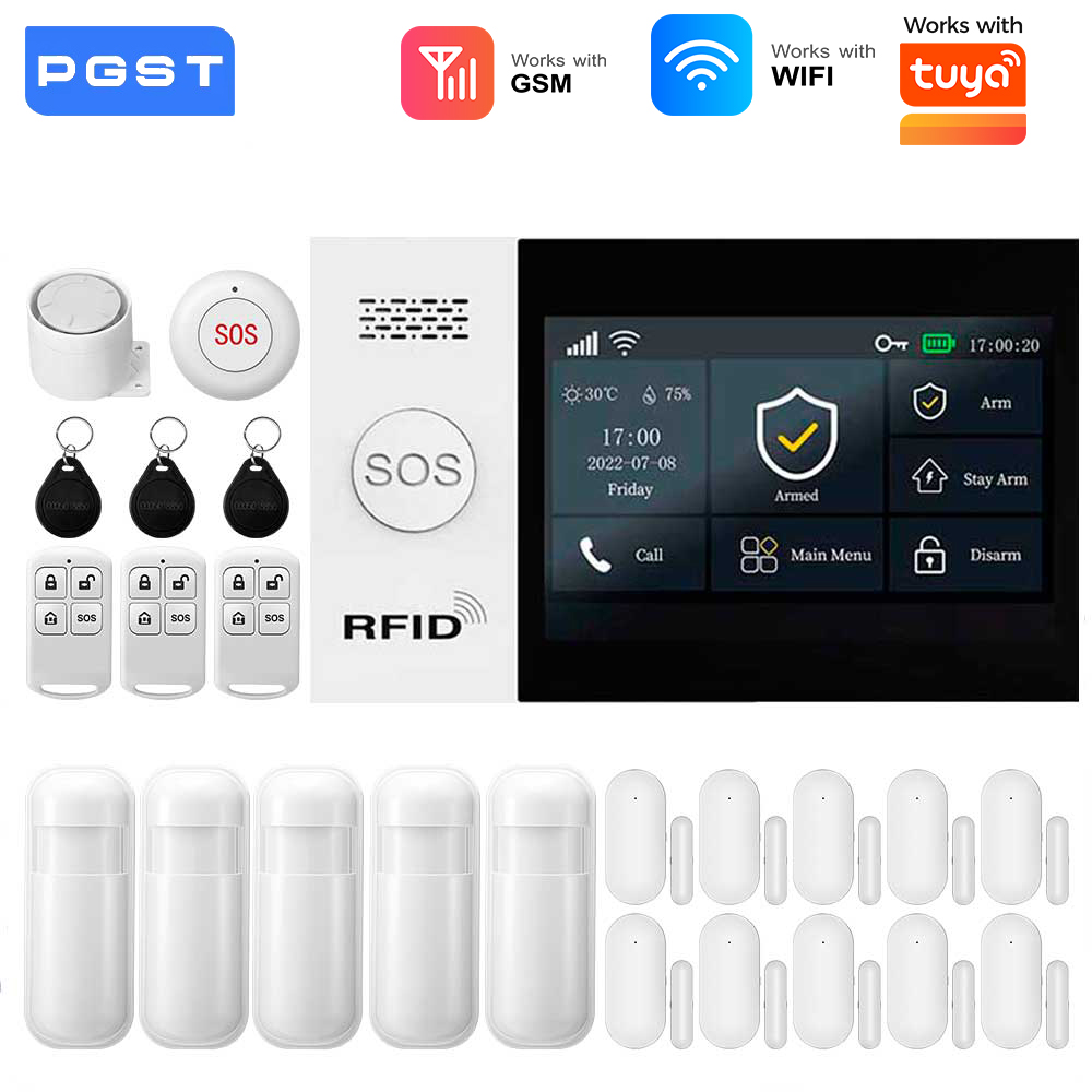 Sim Gsm Alarm - 2.4G WIFI Smart GSM Alarmsysteem Werkt