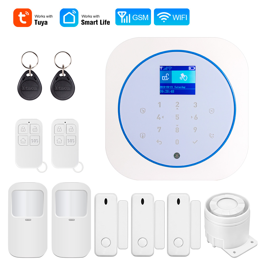 Sim Gsm Alarm - KERUI G12 Alarmsysteem voor huisbeveiliging GSM-verbinding