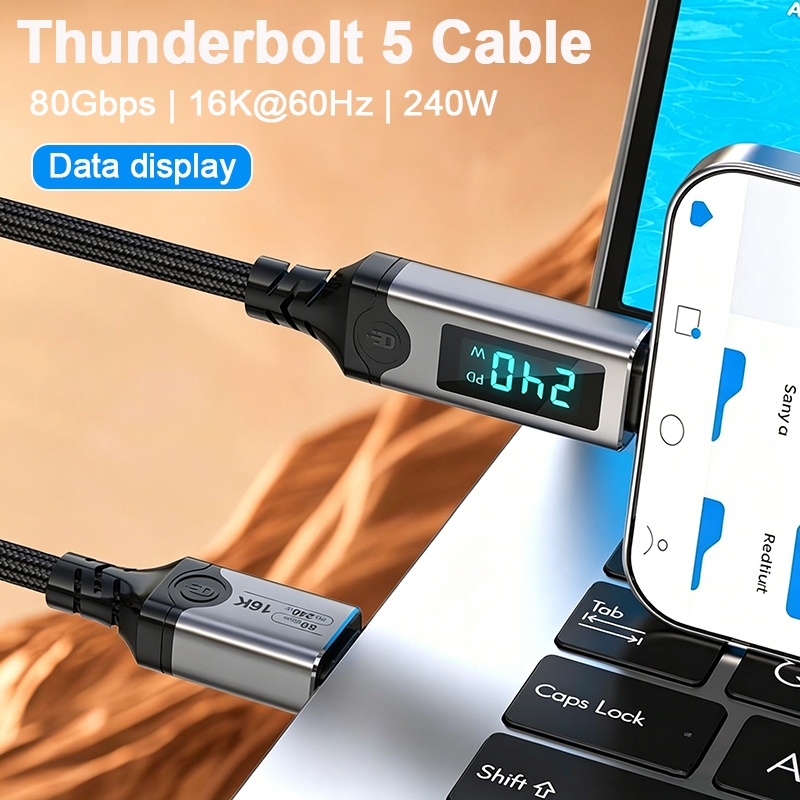 Home Security Robot - PD240W Snelle Oplaadkabel Thunderbolt 5 USB