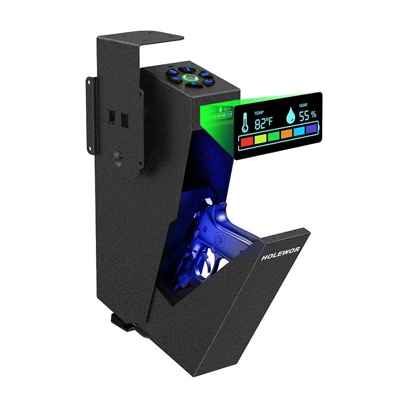Home Security Box - Slimme vingerafdruk-pistoolkluis Biometrisch slot Legeringstaal veiligheidsbox