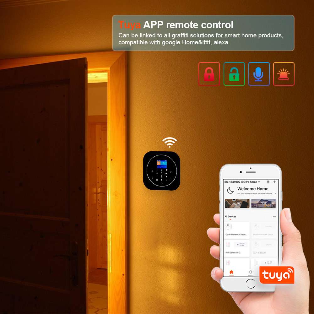 KERUI G12 2G Wifi Draadloos Al - Sim Gsm Alarm recensie en prijs