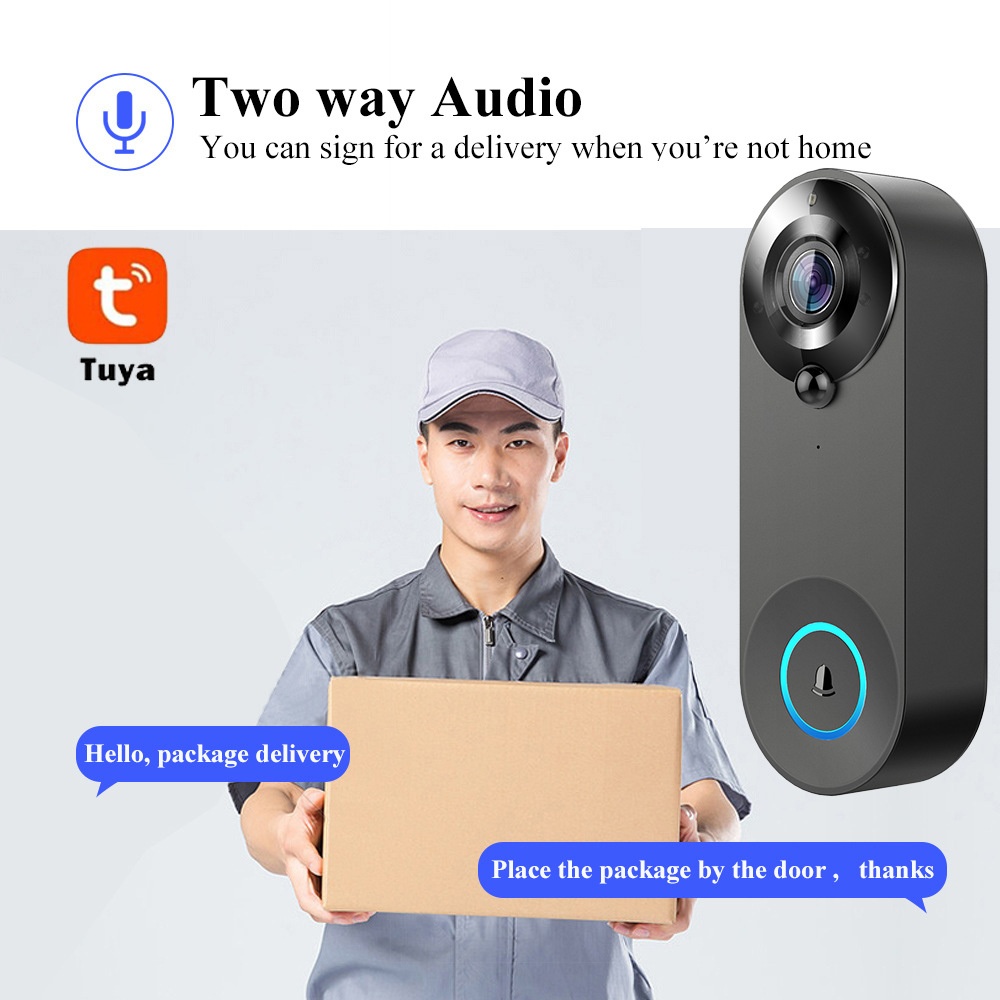Tuya 1080P Draadloze WIFI Deur - Home Security Items recensie en prijs
