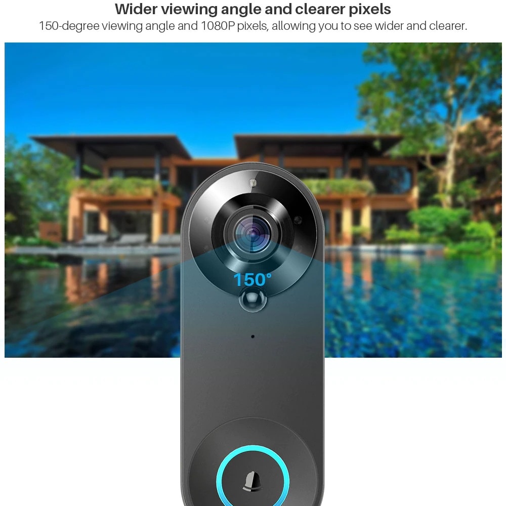 Tuya 1080P Draadloze WIFI Deur - Home Security Items recensie en prijs
