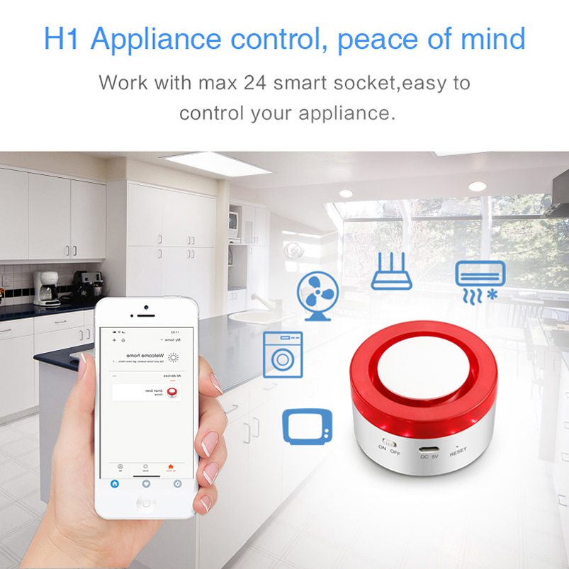 WiFi Tuya Alarmsysteem 120DB D - Sim Gsm Alarm recensie en prijs