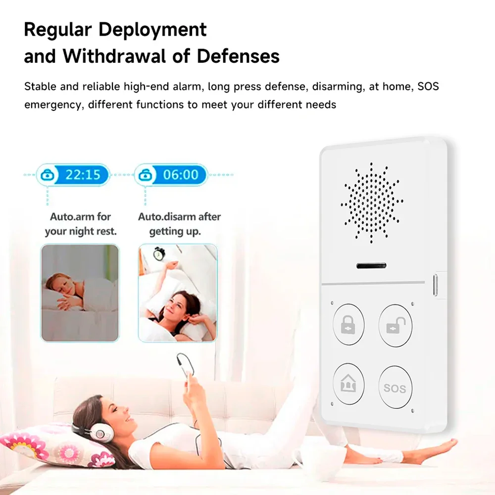 Tuya Wifi Smart Alarmsysteem 4 - Sim Gsm Alarm recensie en prijs
