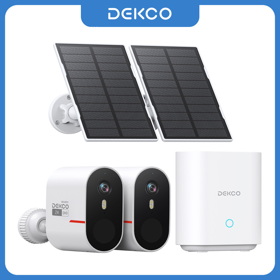 Dekco 3MP WiFi Solar Camera Sy - Home Security Items recensie en prijs