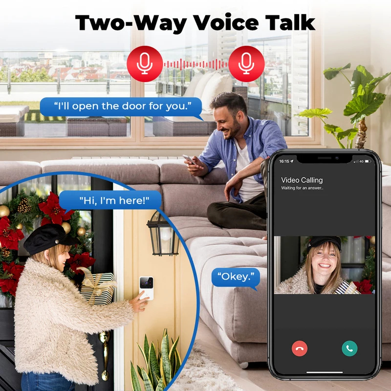 Tuya WiFi Video Deurbel Draadl - Home Security Front Door Camera recensie en prijs