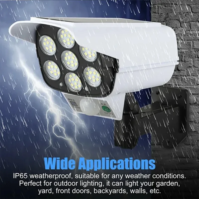 1-2Pack 77LED Solar Bewegingss - Home Security Flood Lights recensie en prijs
