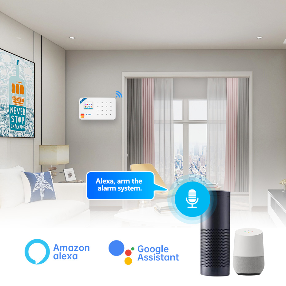 KERUI Alarmsysteem Kit W184 4G - Sim Gsm Alarm recensie en prijs