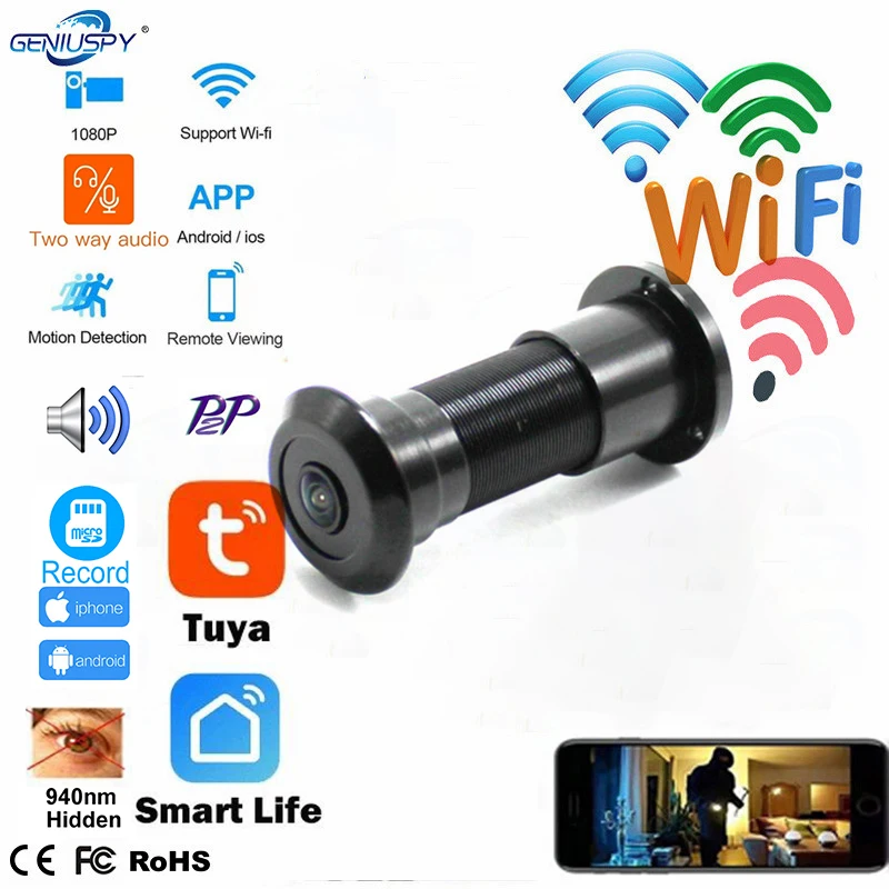Tuya WIFI Tweeweg Audio Deur O - Home Security Front Door Camera recensie en prijs